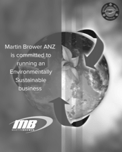 Environmental Earth image: Martin Brower ANZ is committed to running an Environmentally Sustainable business.